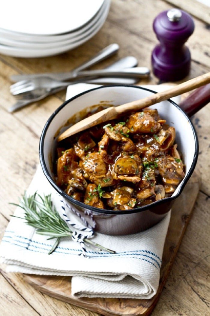 Chicken Marsala And Mushroom Stew