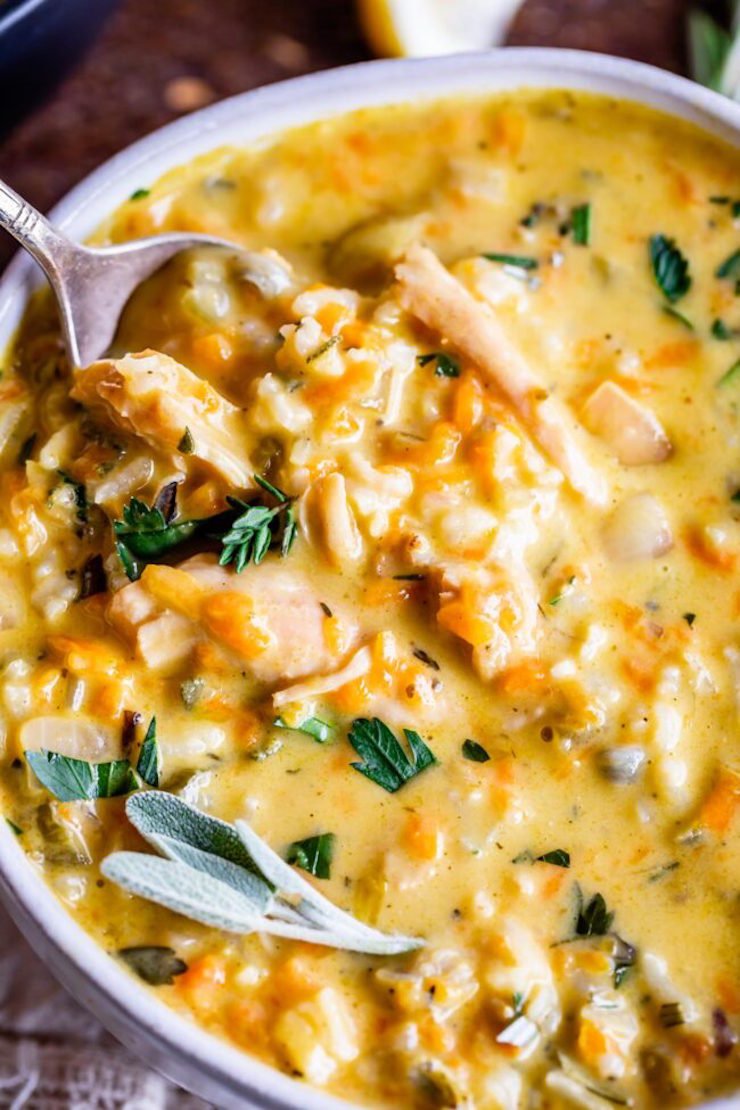 Creamy Turkey Wild Rice Soup