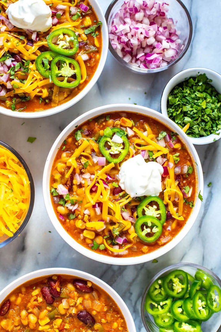 Slow Cooker Turkey Chili