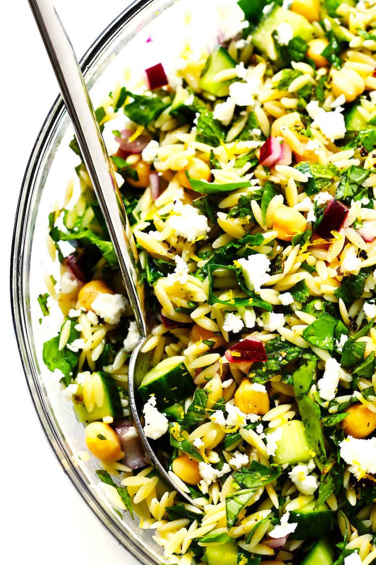 Lemony Orzo Salad