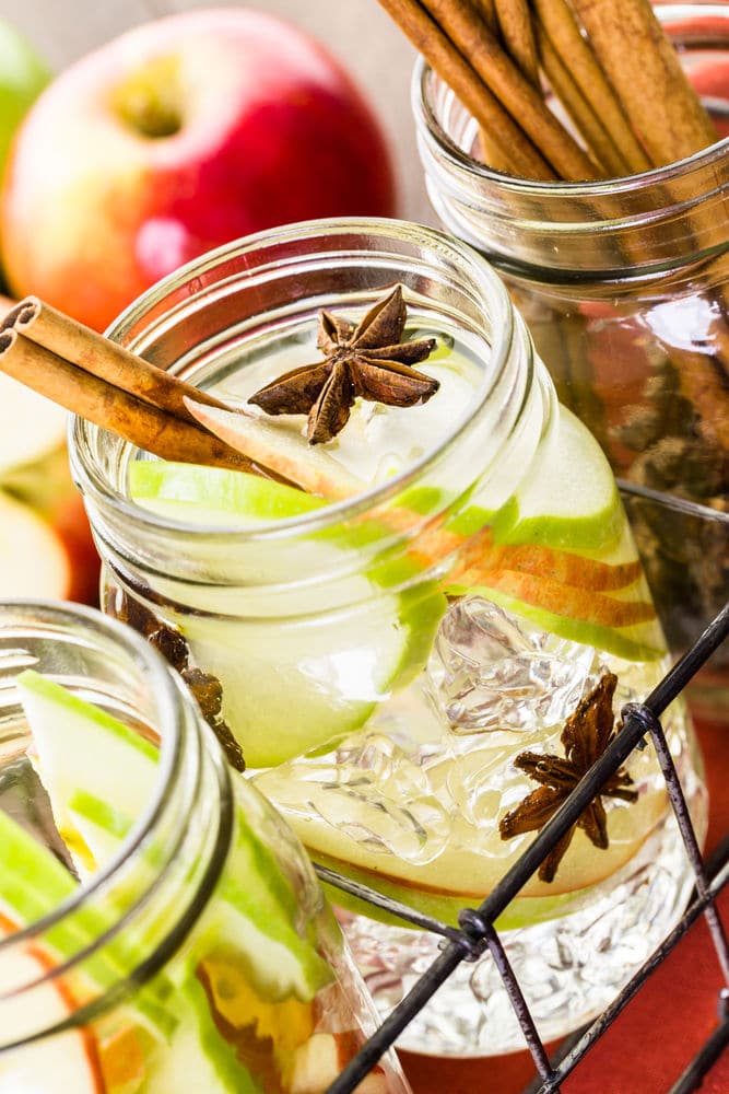 Apple Cinnamon Infused Water