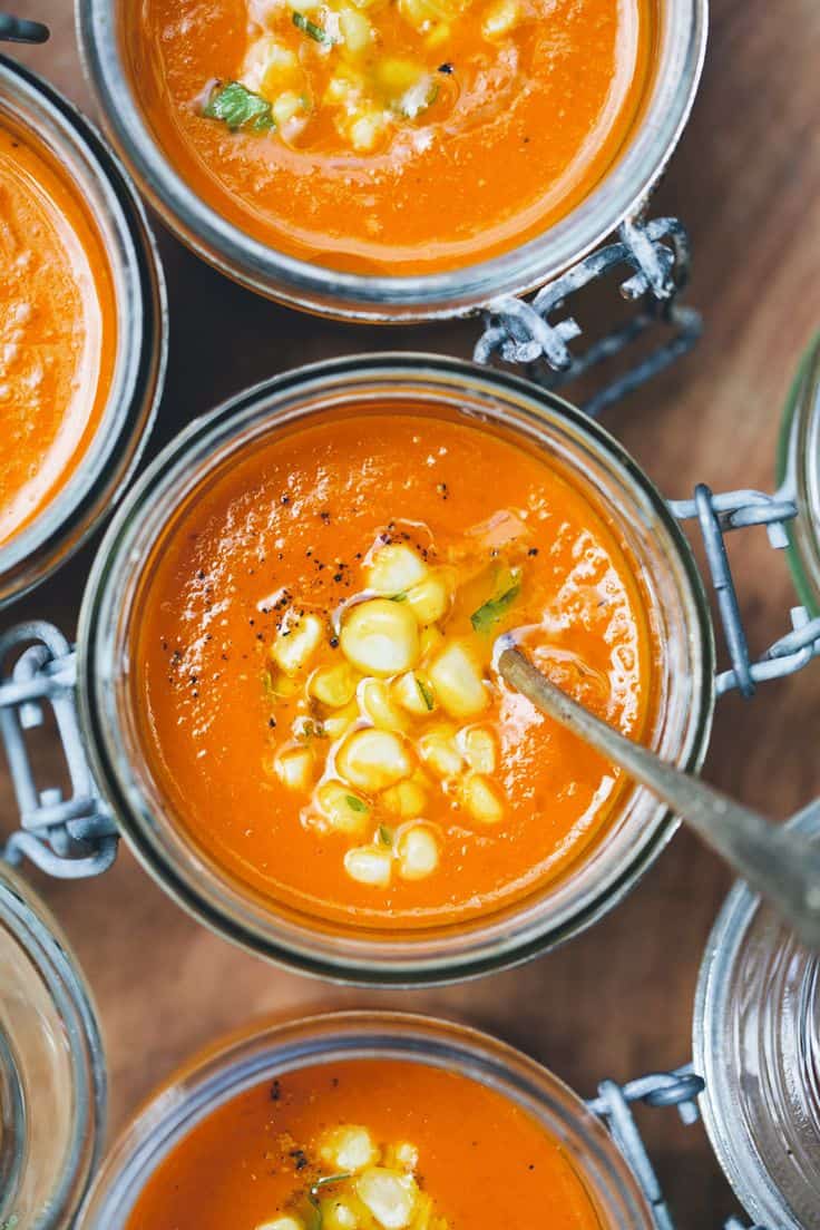 Carrot Tomato And Coconut Soup