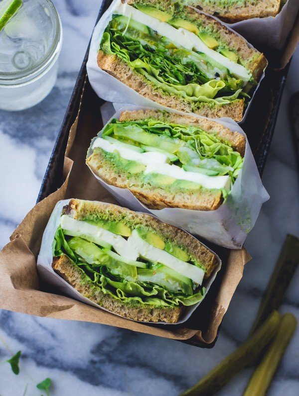 Green Goddess Sandwiches
