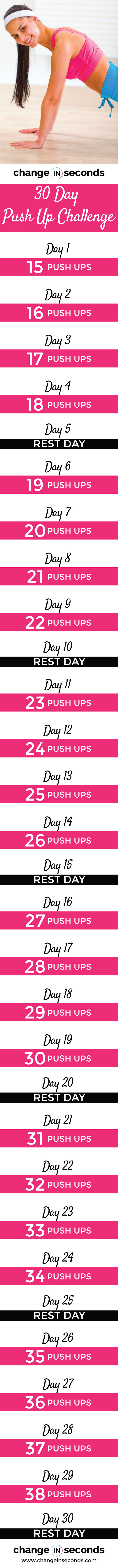 30 Day PushUp Challenge