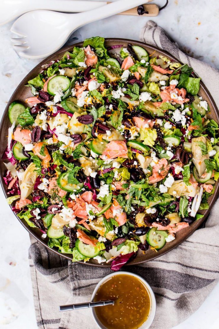 Mediterranean Salmon Salad