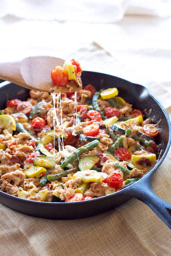 Turkey And Vegetable Skillet