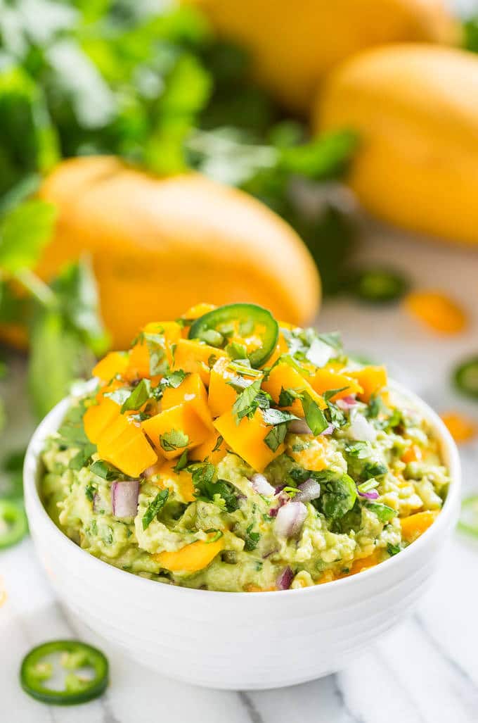 Mango Madness Guacamole - Healthy Appetizers