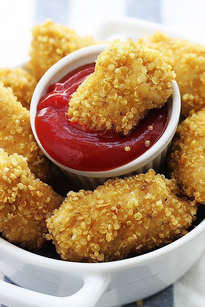 Quinoa Chicken Nuggets - Healthy Appetizers