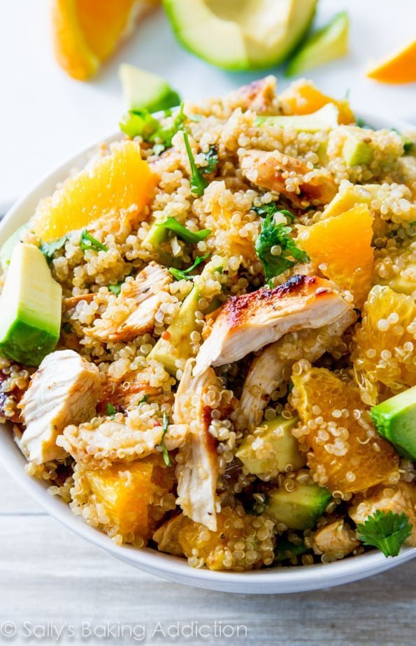 Citrus Chicken Quinoa Salad