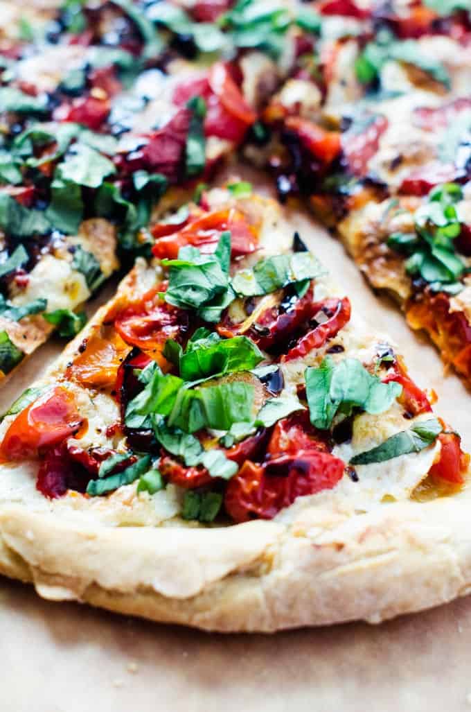 Gluten Free Caprese Pizza