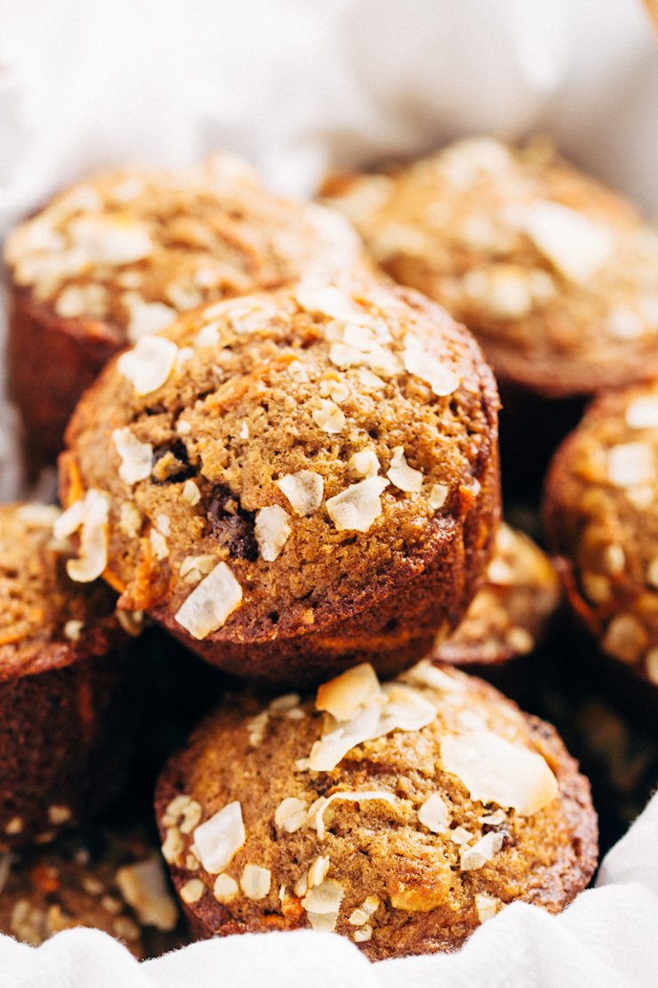Healthy Carrot Cake Muffin