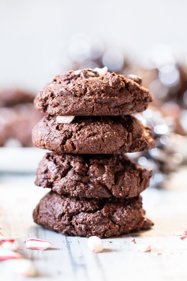 Double Chocolate Mint Cookies