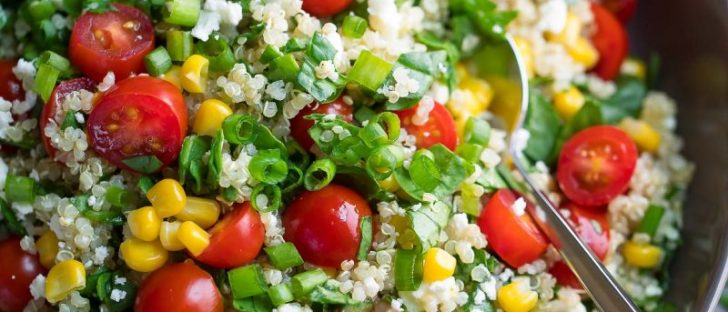 Quinoa Spinach Salad 