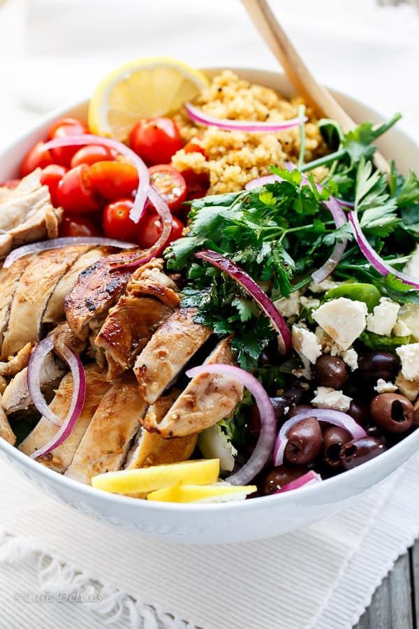 Chicken Salad With Lemon Quinoa