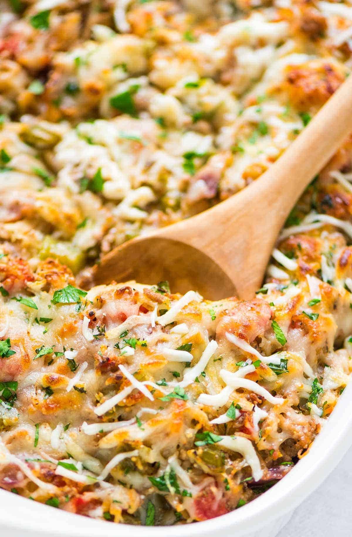 Healthy Spaghetti Squash Casserole