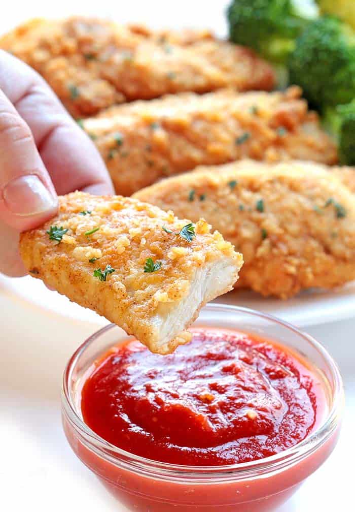 Oven Fried Chicken - Healthy Appetizers