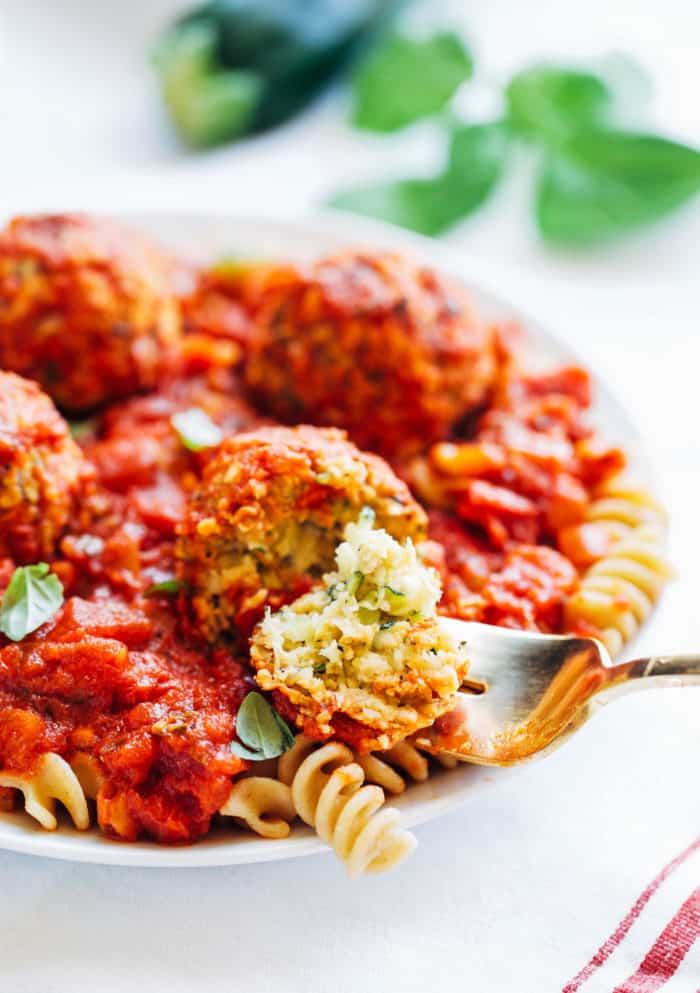 Vegan Zucchini Meatballs - Healthy Appetizers