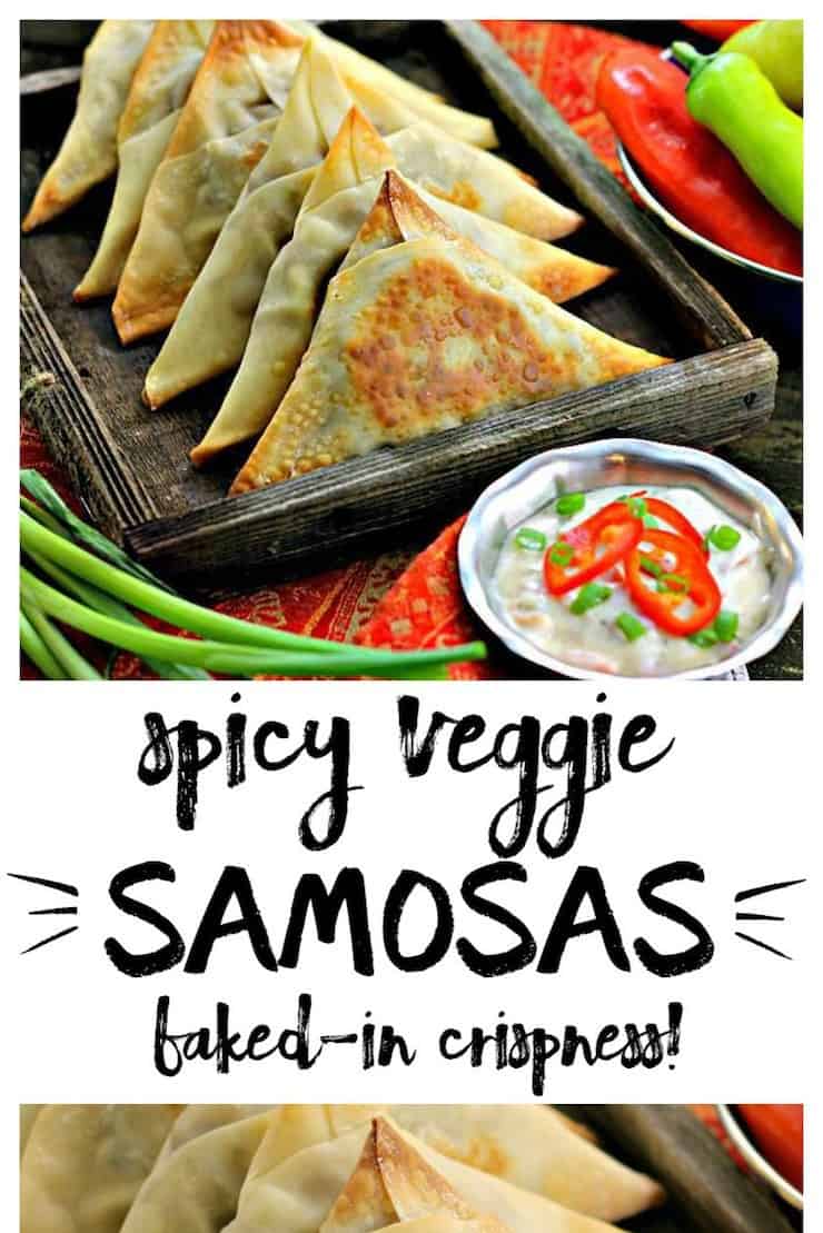 Baked Spicy Vegetable Samosa - Healthy Appetizers