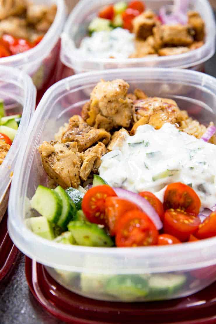 Greek Chicken Bowls (Meal Prep Easy)