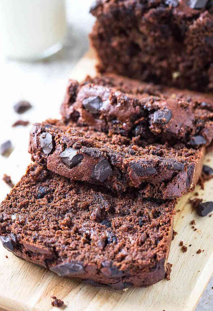 Healthy Chocolate Banana Bread