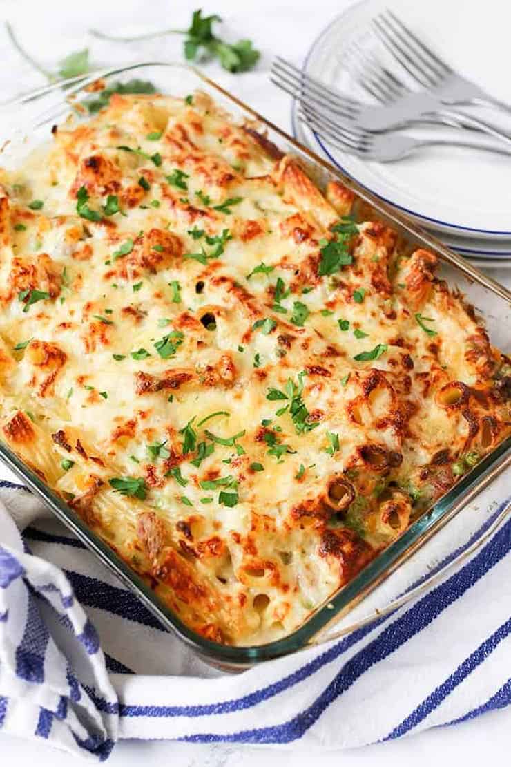 Creamy Tuna Pasta Bake