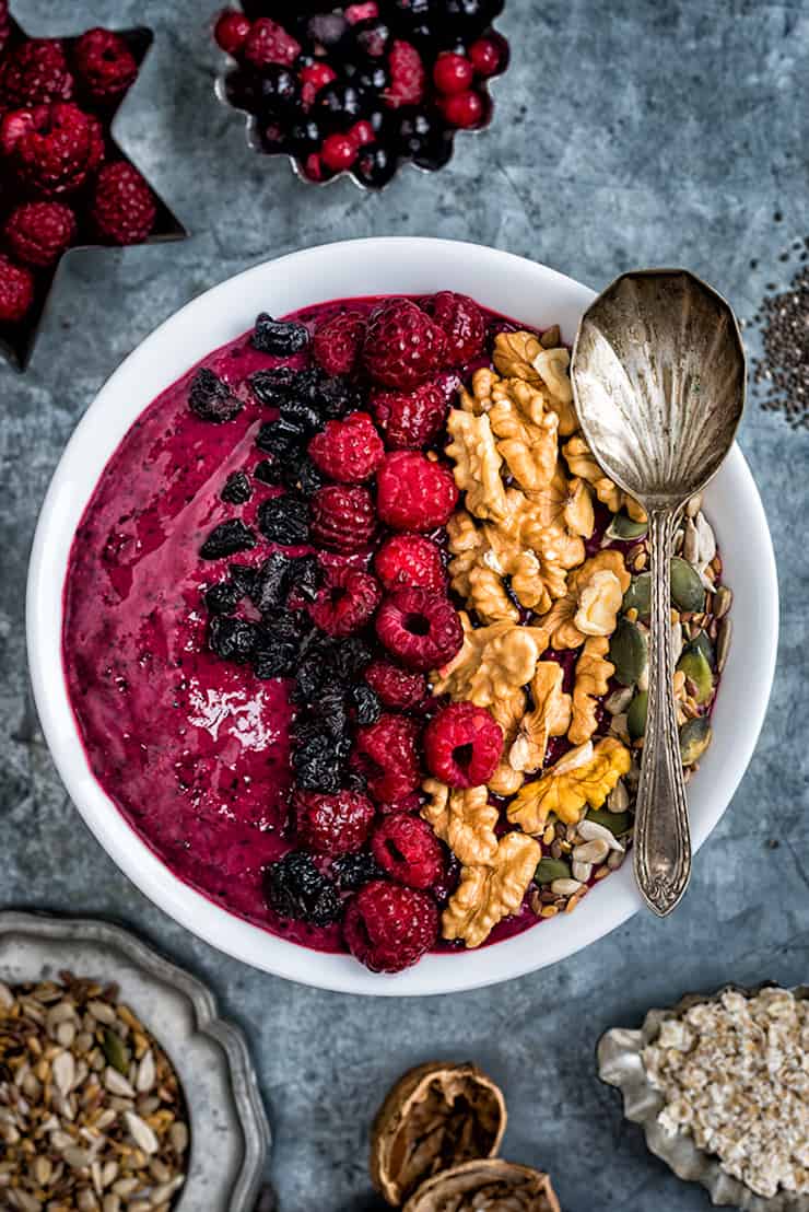 Mixed Berry Smoothie Bowl