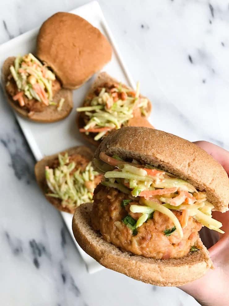 Spicy Thai Tuna Burgers