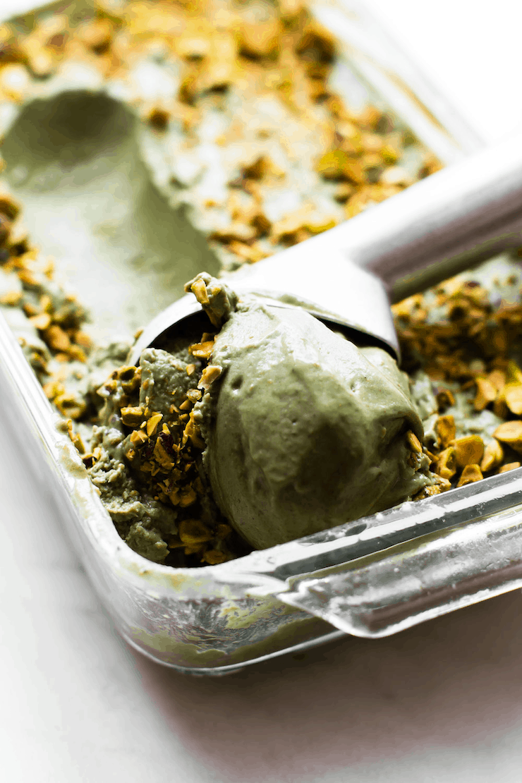 Vegan Pistachio Ice Cream