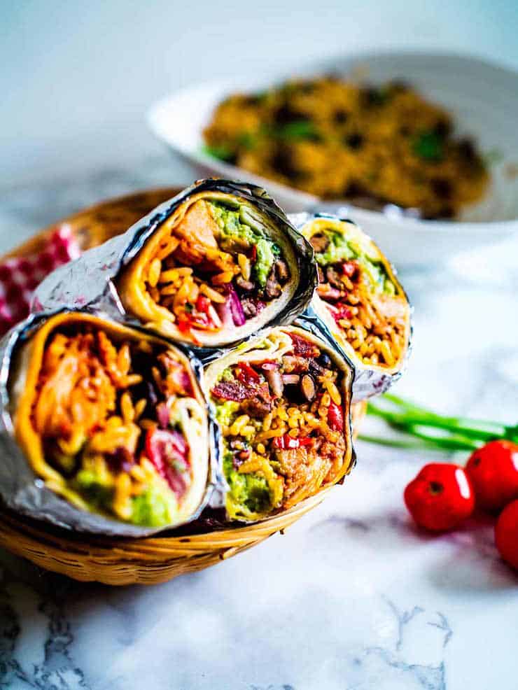 Jackfruit Burritos