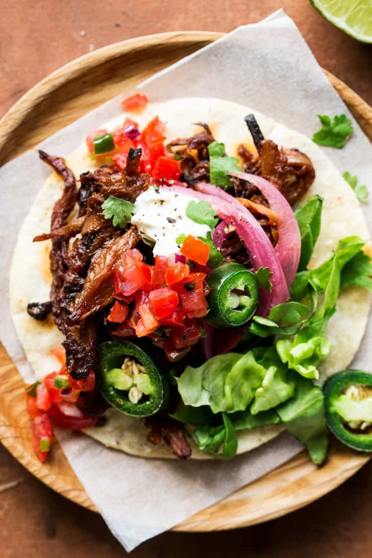 Vegan Pulled Mushroom Tacos