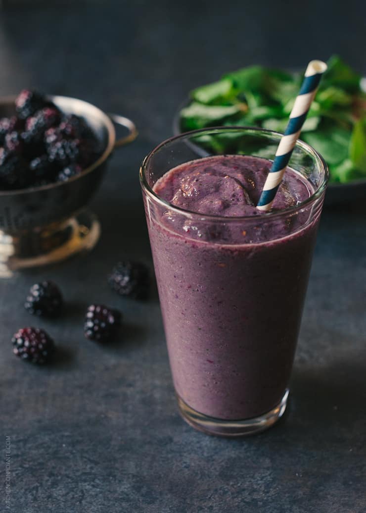 Blackberry Green Smoothie