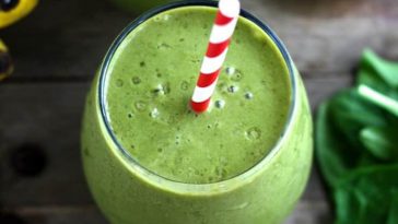 Chocolate Peanut Butter Banana Green Smoothie