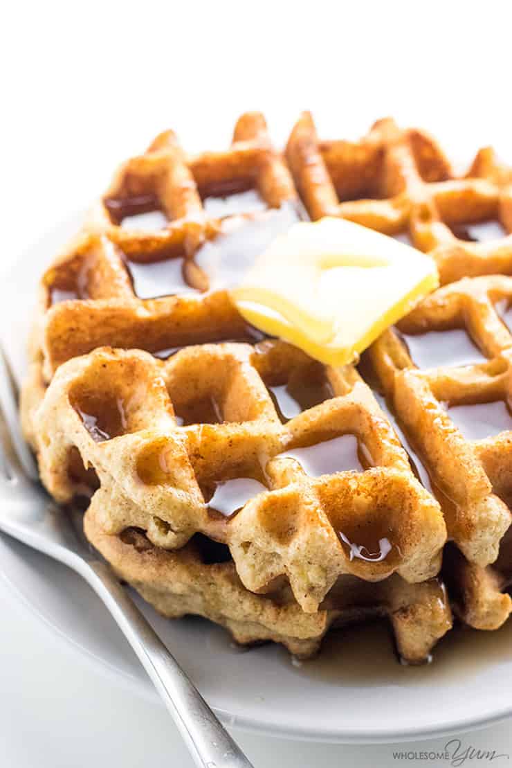 Keto Paleo Almond Flour Waffles