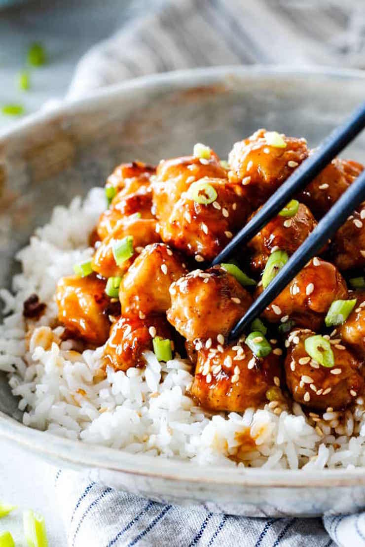 Baked General Tso’s Chicken