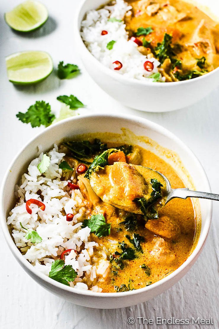Crockpot Thai Chicken Curry