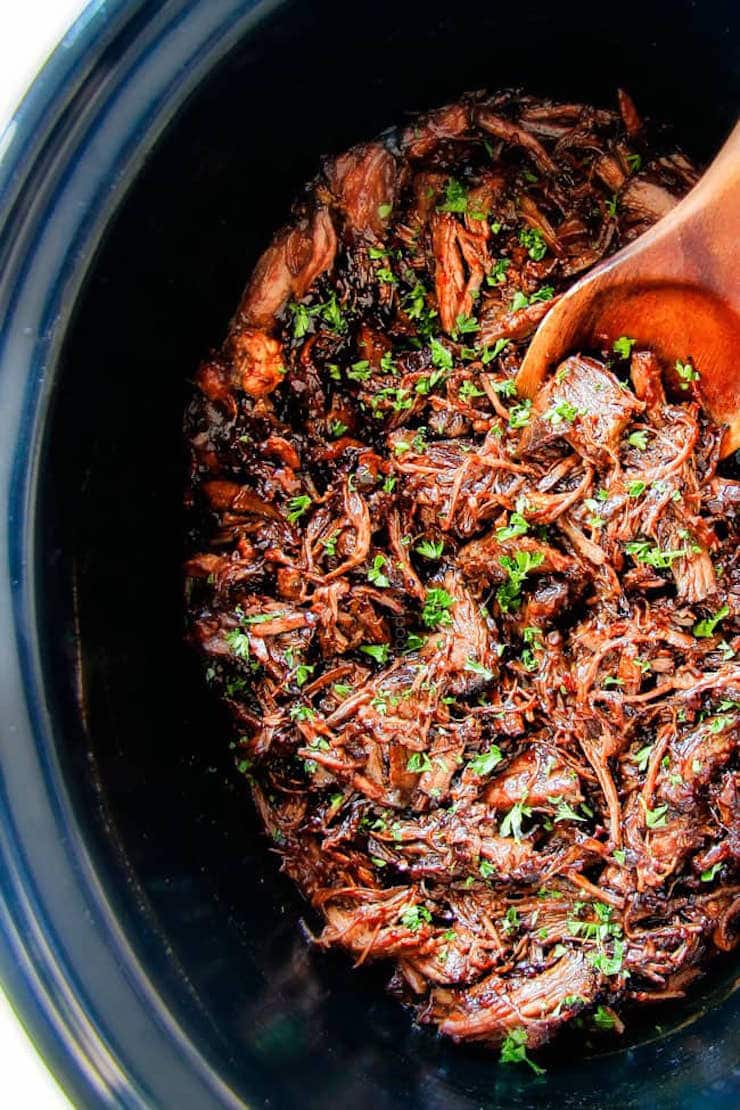 Honey Balsamic Beef - Healthy Slow Cooker Recipes