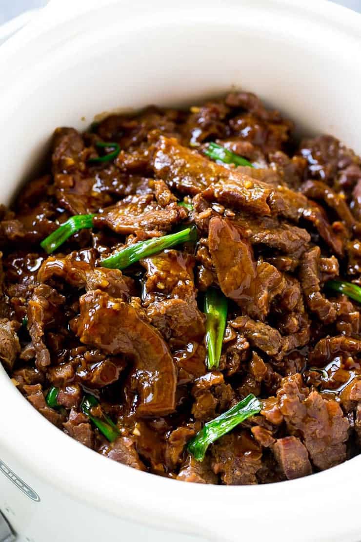 Mongolian Beef - Healthy Slow Cooker Recipes