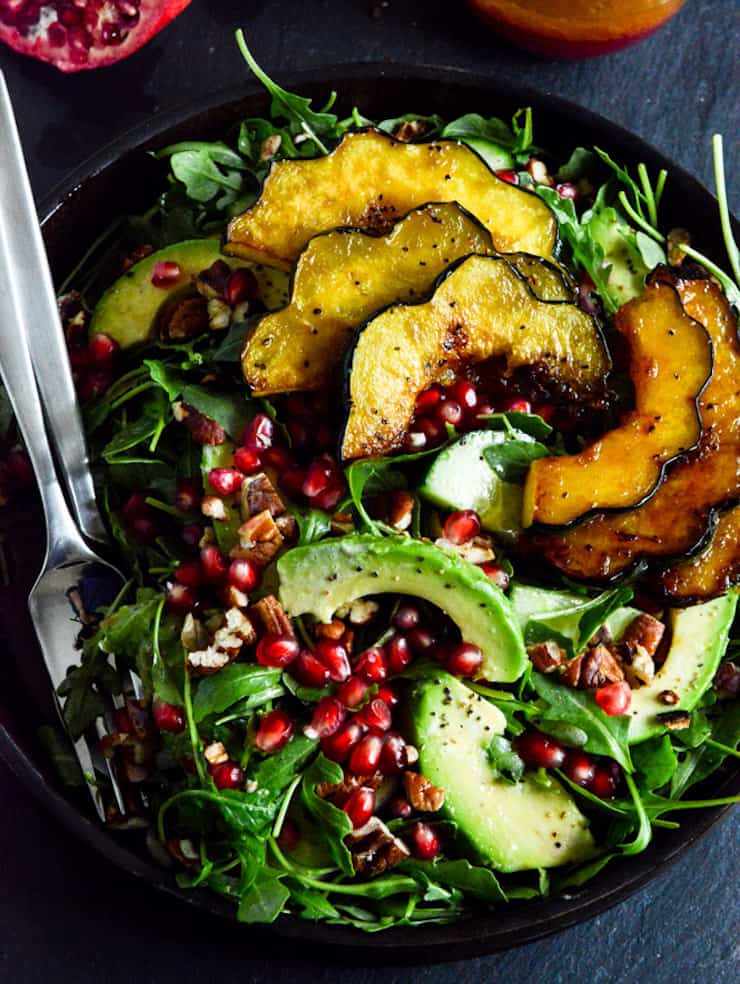 fall green salad recipes