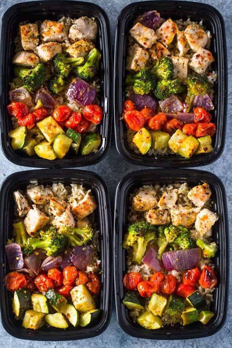 Healthy Roasted Chicken and Veggies