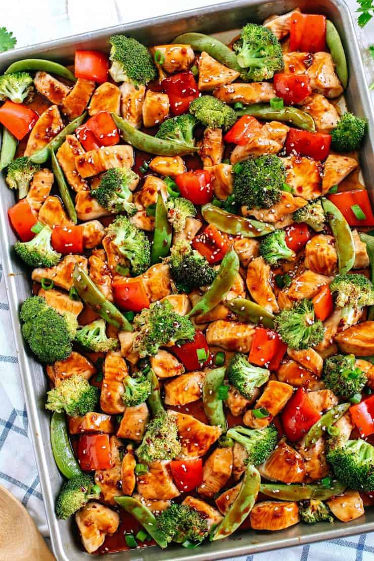 Sheet Pan Sesame Chicken and Veggies