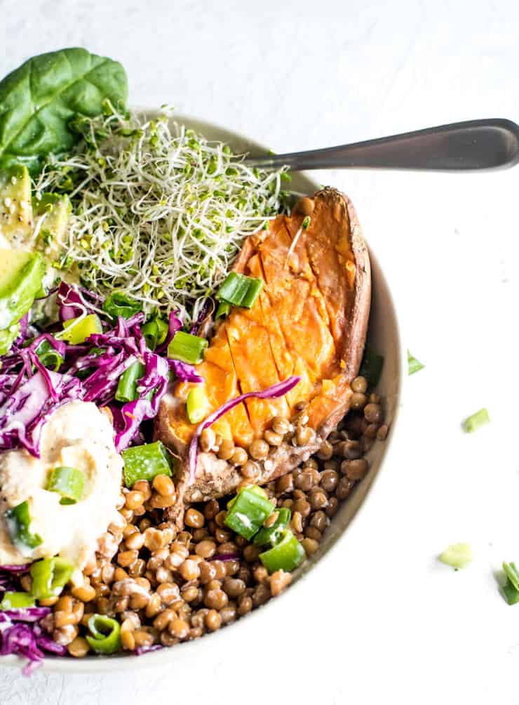 Vegan Sweet Potato Buddha Bowl