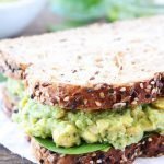 Smashed Chickpea, Avocado, and Pesto Salad Sandwich