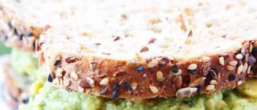 Smashed Chickpea, Avocado, and Pesto Salad Sandwich