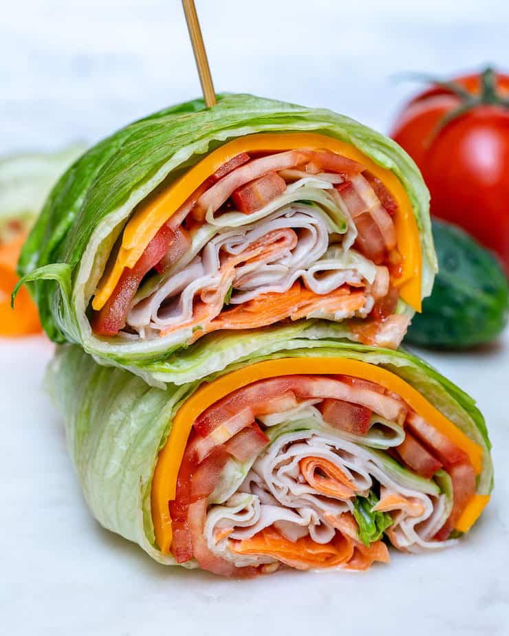 Skinny Turkey Wraps