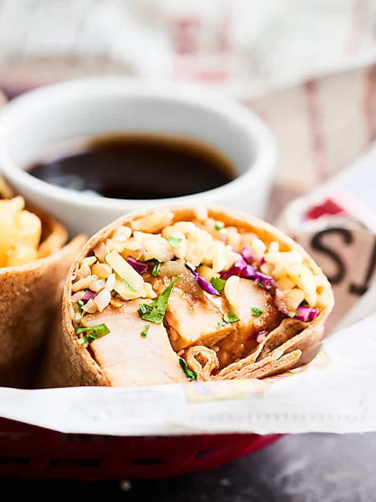 Teriyaki Turkey Wrap - Healthy Wraps For Lunch