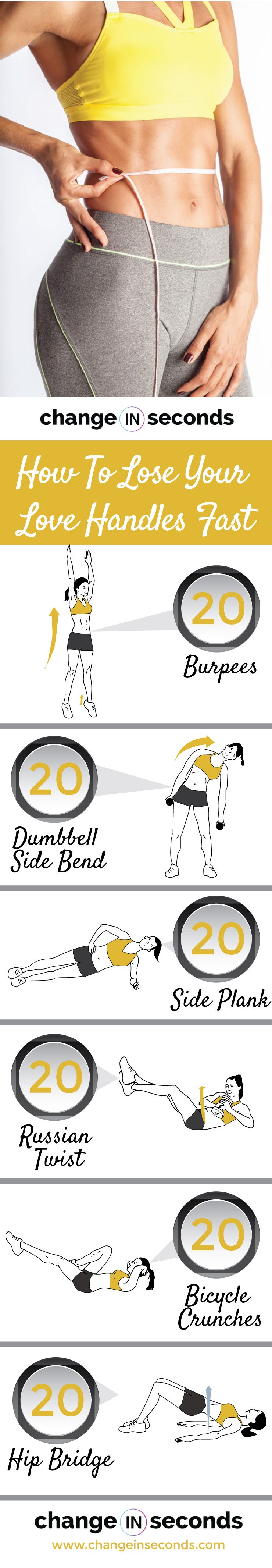 Lose Your Love Handles Workout In 6 Days Or 6 Week!