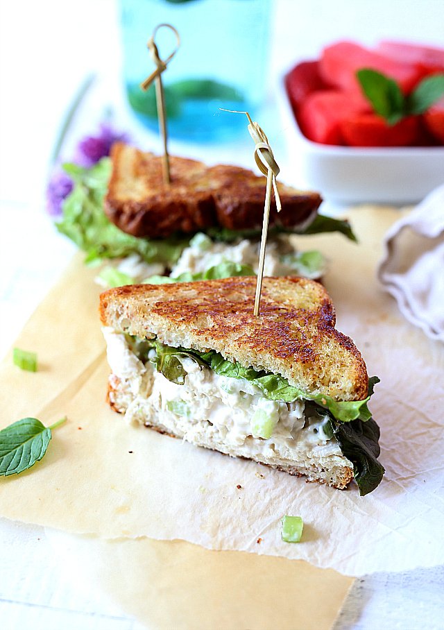 Leftover Turkey Salad Sandwich