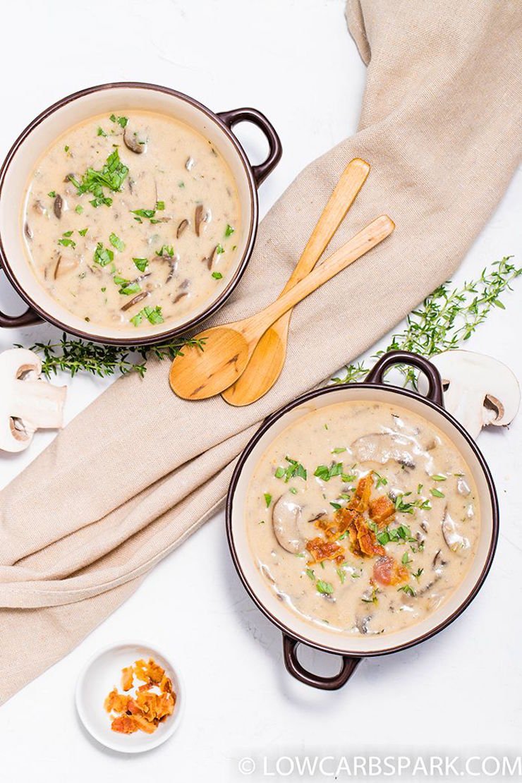 Low Carb Cream of Mushroom Soup