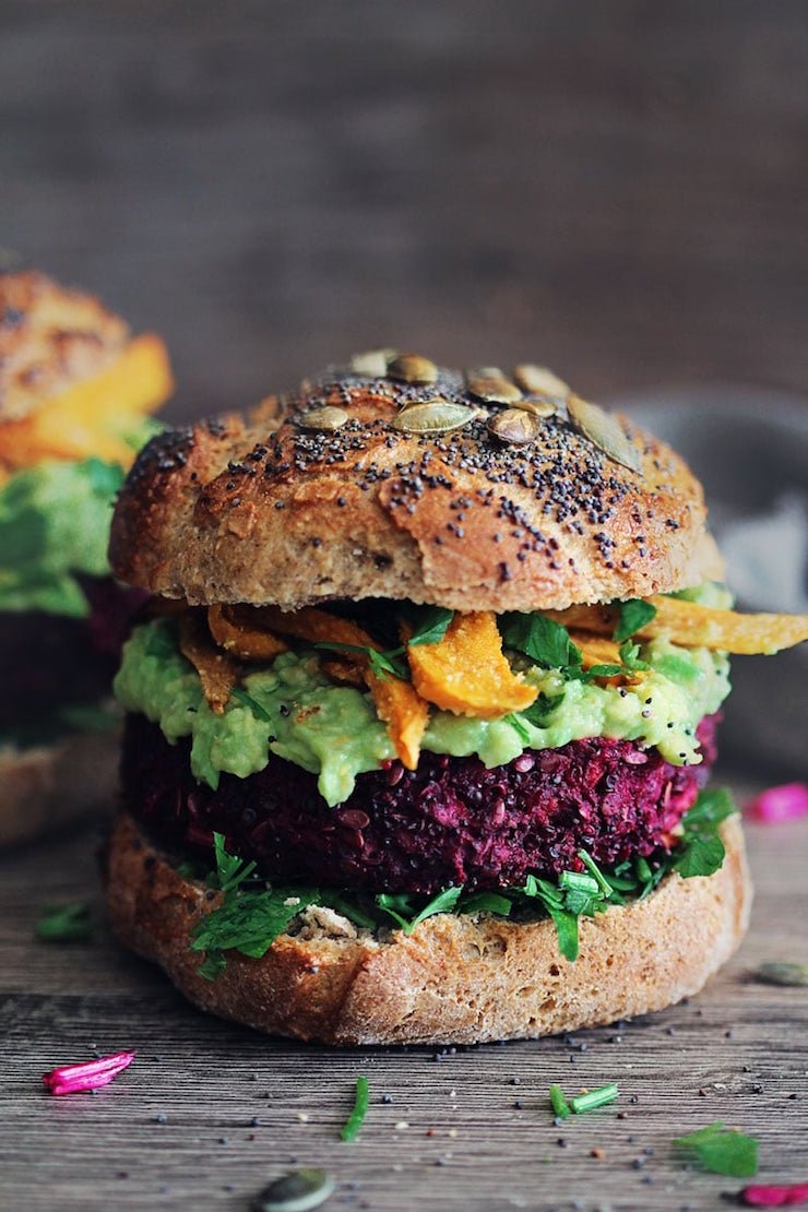 Amazing Veggie Beet Burger