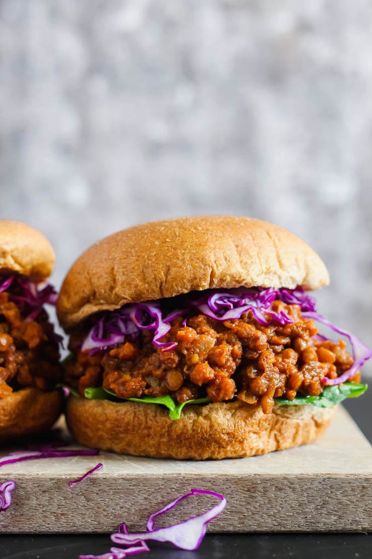 BBQ Lentil Sloppy Joes